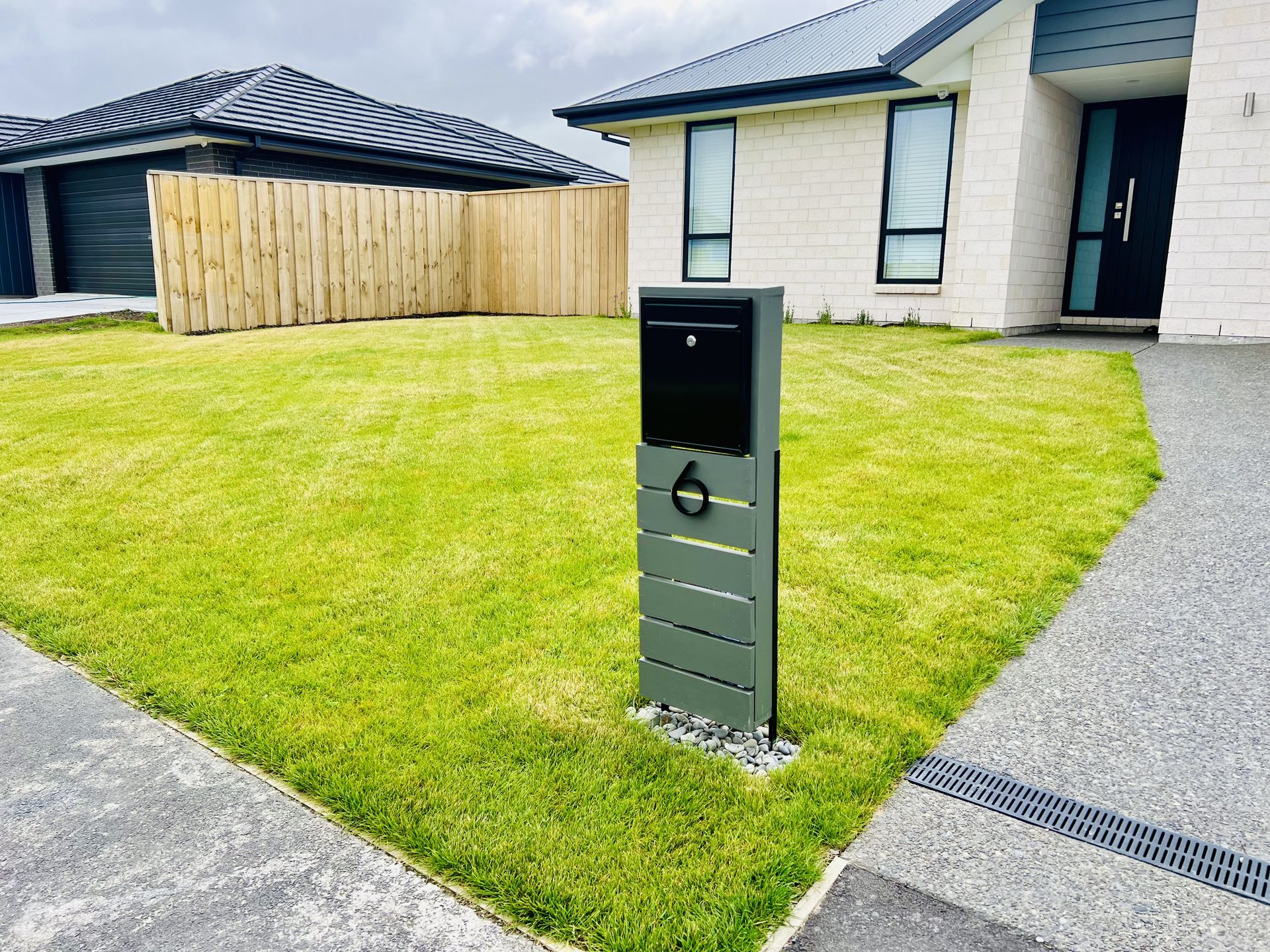 Artificial turf and decking installation by SK Civil in Christchurch