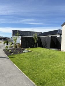 New front lawn and concrete footpath